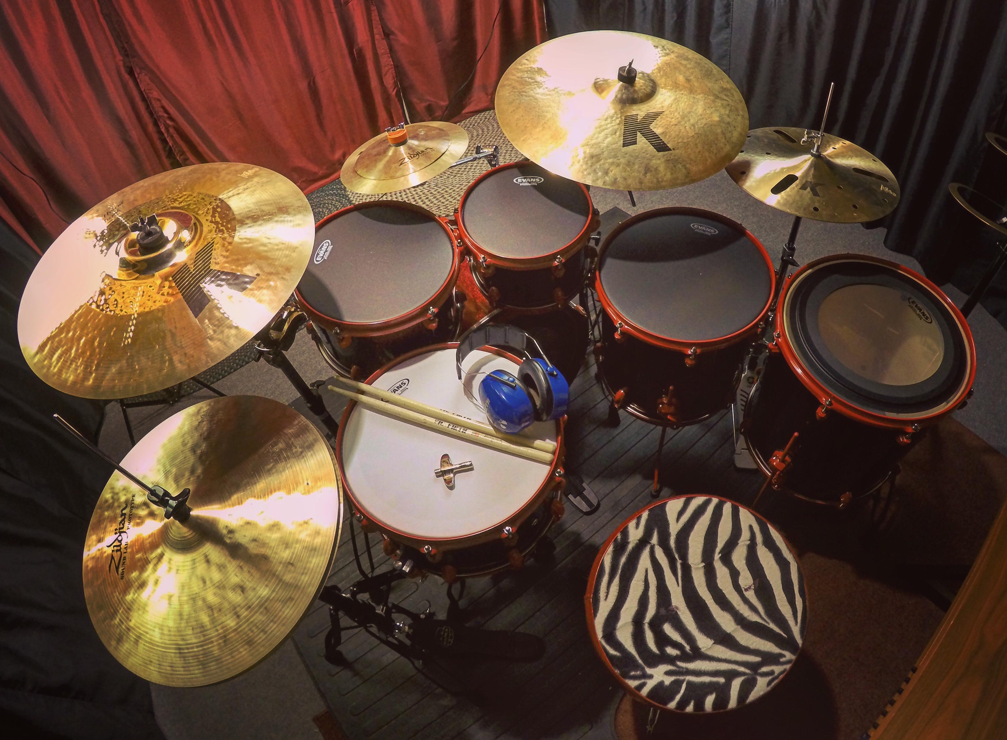Virtual online drum lessons
