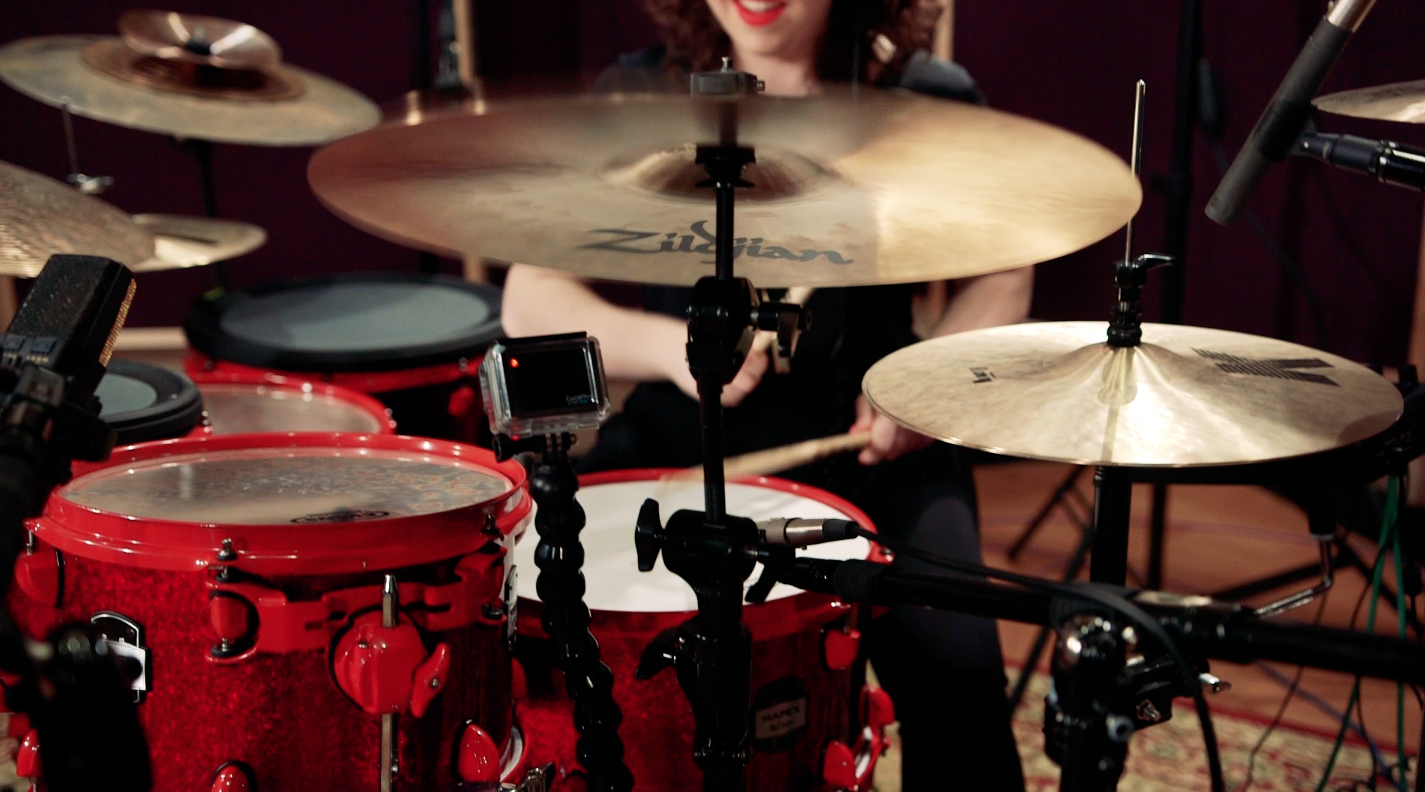 Lindsay artkop drum recording sessions